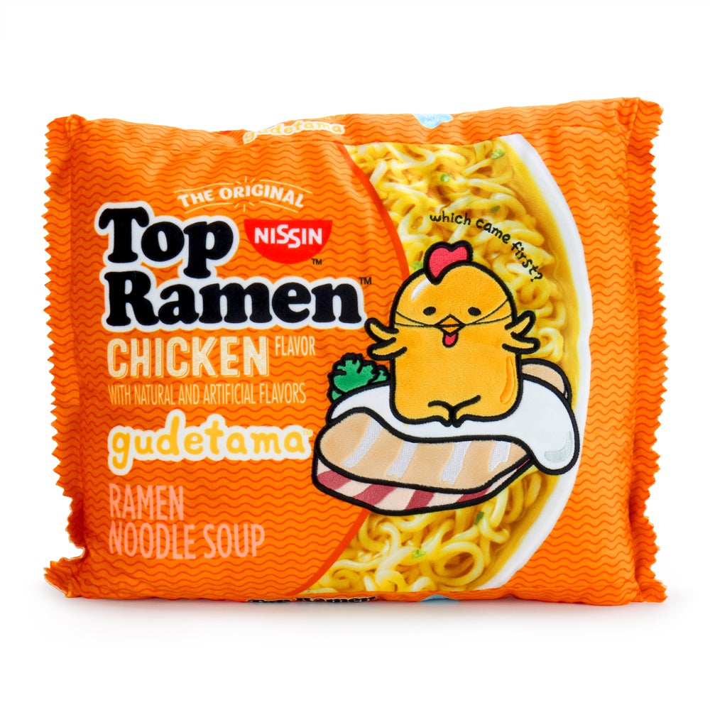 Top Ramen x Gudetama 16" crinkle plush