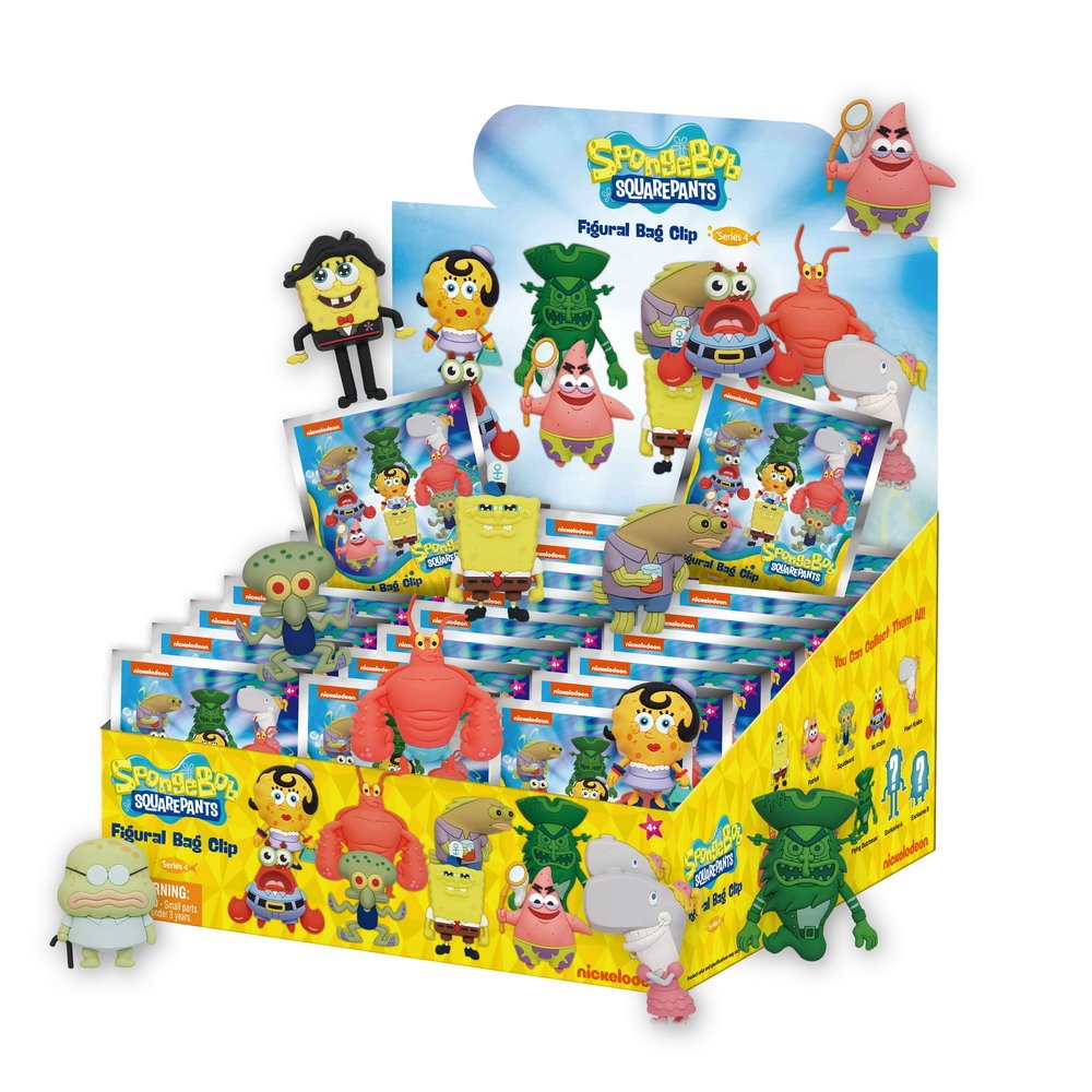 Sponge Bob Squarepants bag clip series 4 (1pc Random)