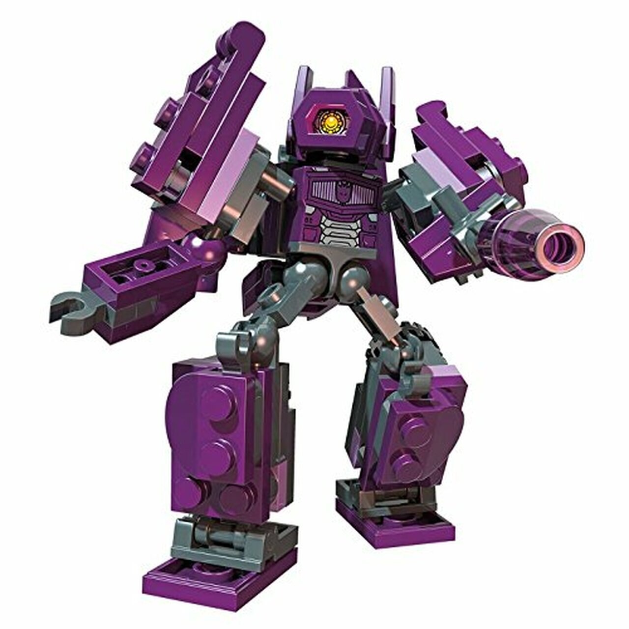 Kreo Transformers Decepticon Shockwave battle changer
