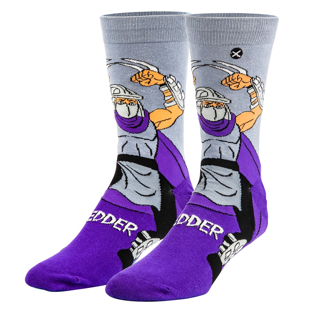 Shredder from Teenage Mutant Ninja Turtles crew socks