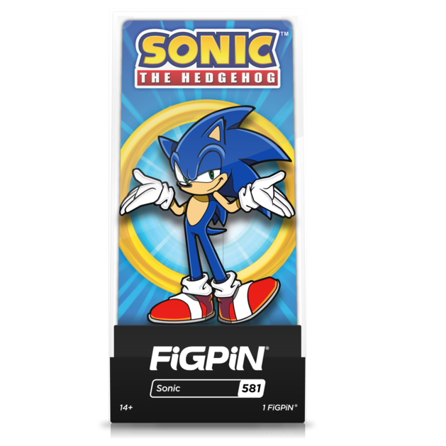 Sonic the Hedgehog enamel pin