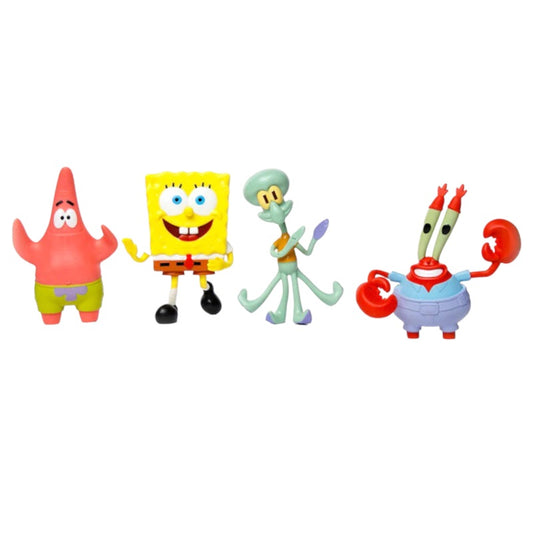 Spongebob Squarepants bendable 4pc figure set