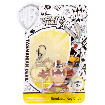 Tasmanian Devil bendable keychain