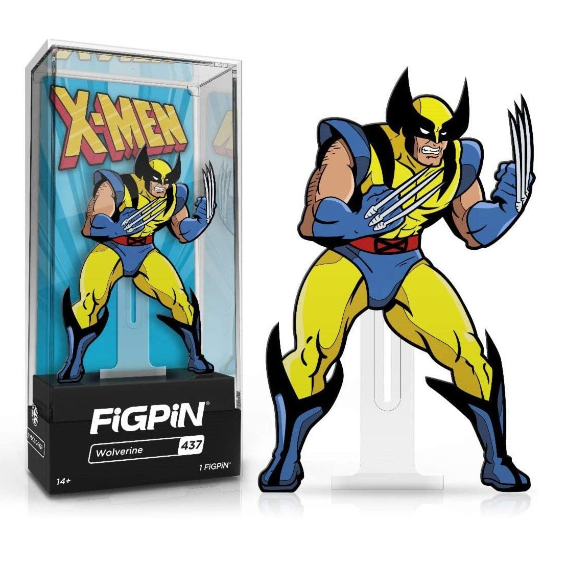 Wolverine from X-Men Animated Series enamel pin
