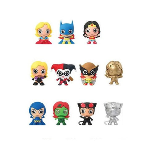 Women of DC Comics - Mystery 3D foam collectible keychain (1pc random)
