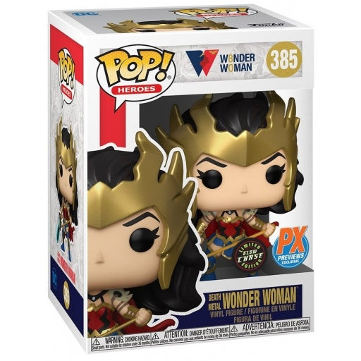 DC Death Metal Wonder Woman glow in the dark vinyl figure
