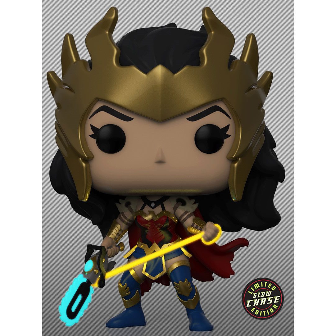DC Death Metal Wonder Woman glow in the dark vinyl figure