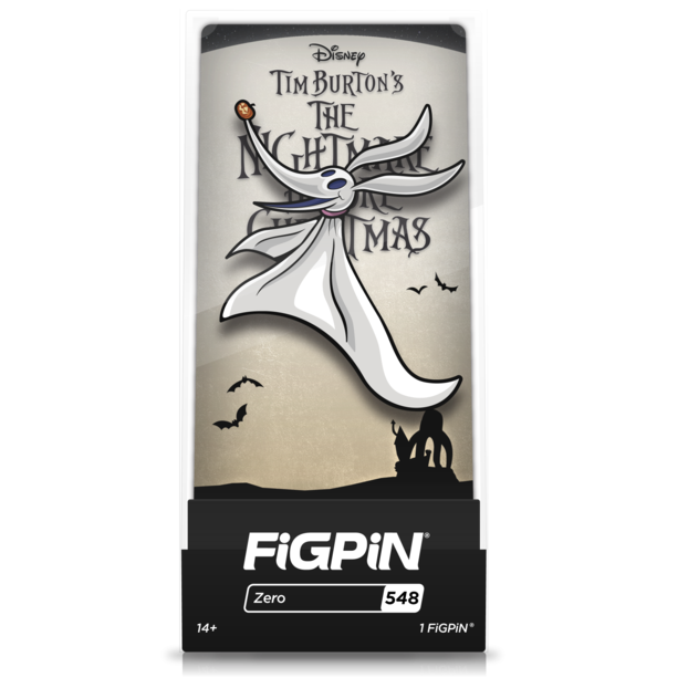 Zero from The Nightmare Before Christmas enamel pin