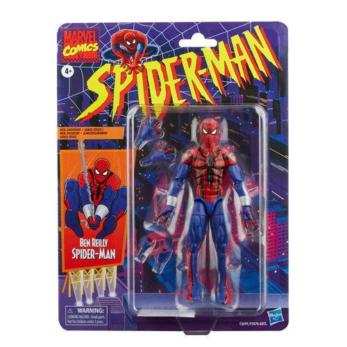 Spider-Man Retro Marvel Legends Ben Reilly action figure
