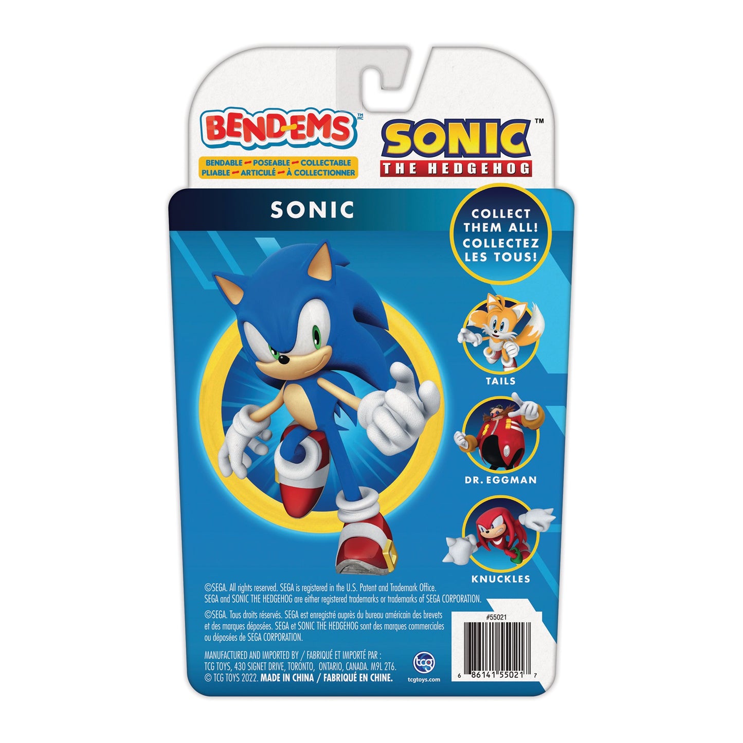 Sonic The Hedeghog bendable figure