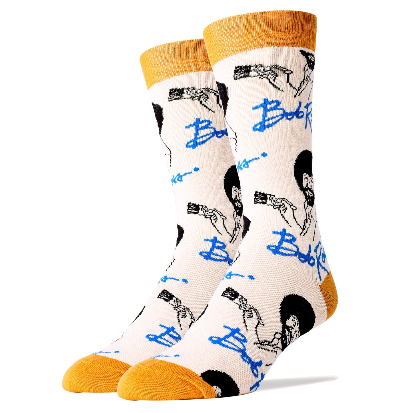 It’s Bob Ross crew sock