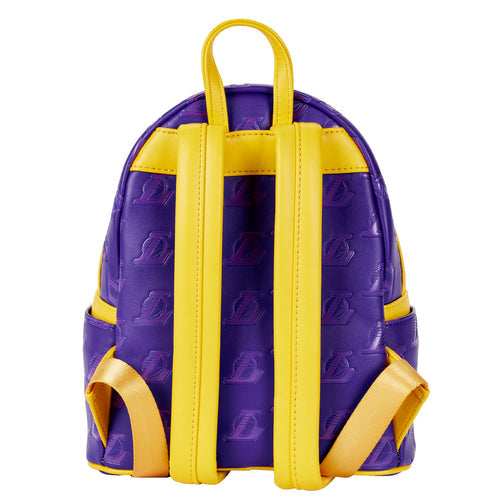 Los Angeles Lakers debossed logo mini backpack