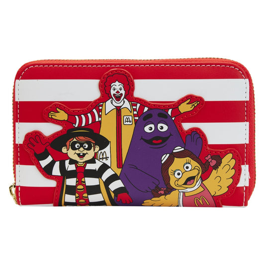 McDonald's Ronald McDonald and Friends zip around wallet