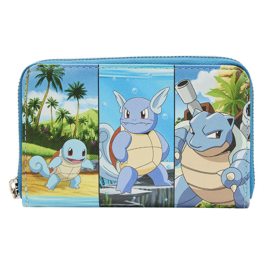 Squirtle Evolution zip-around wallet