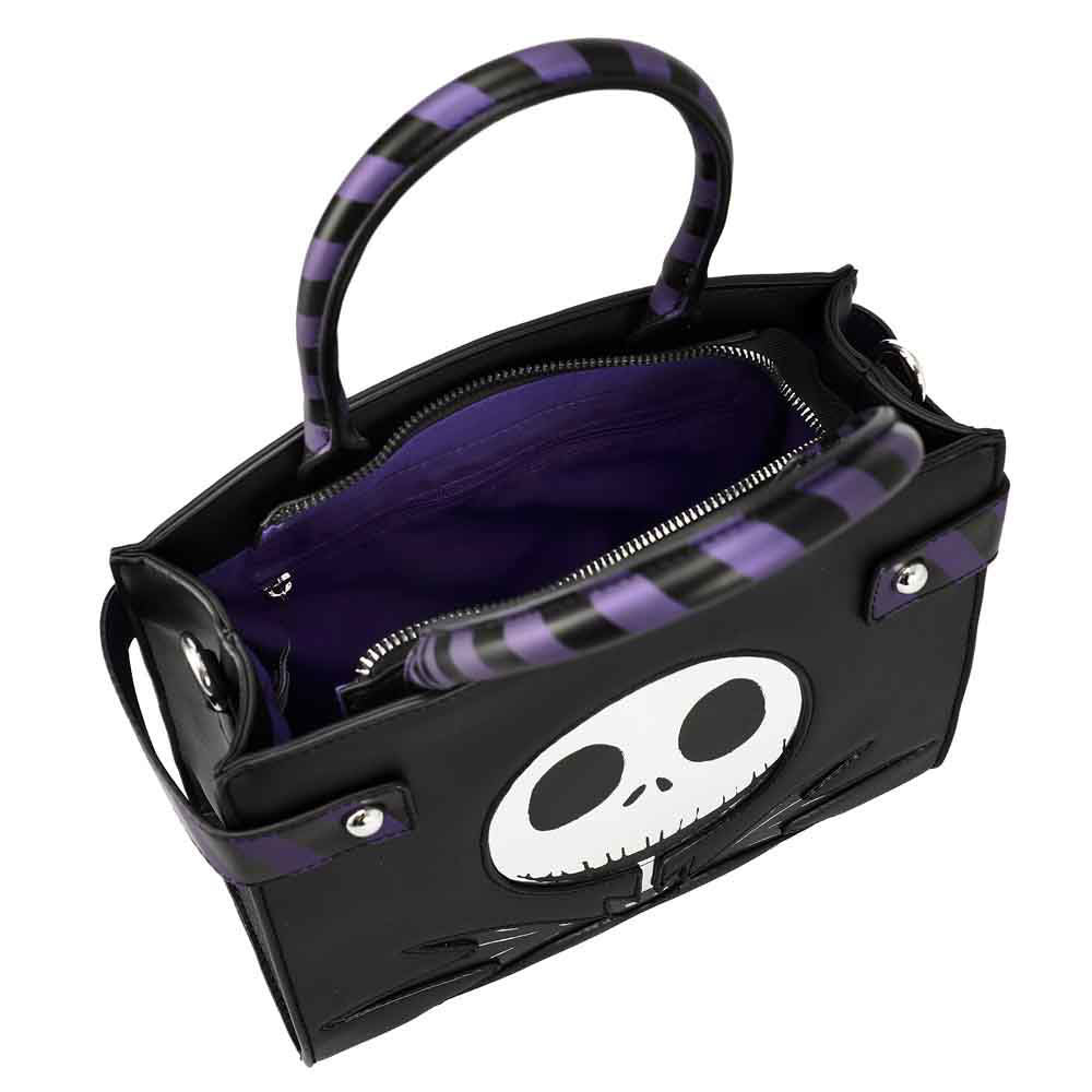 Nightmare Before Christmas metallic print handbag