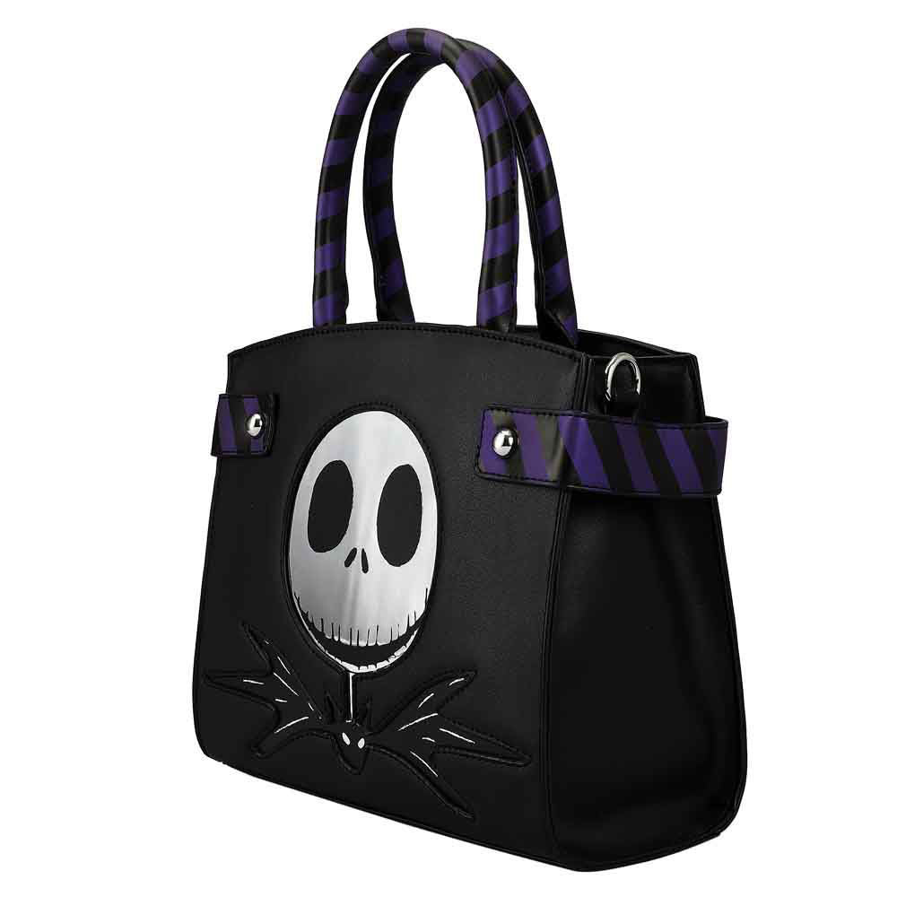 Nightmare Before Christmas metallic print handbag