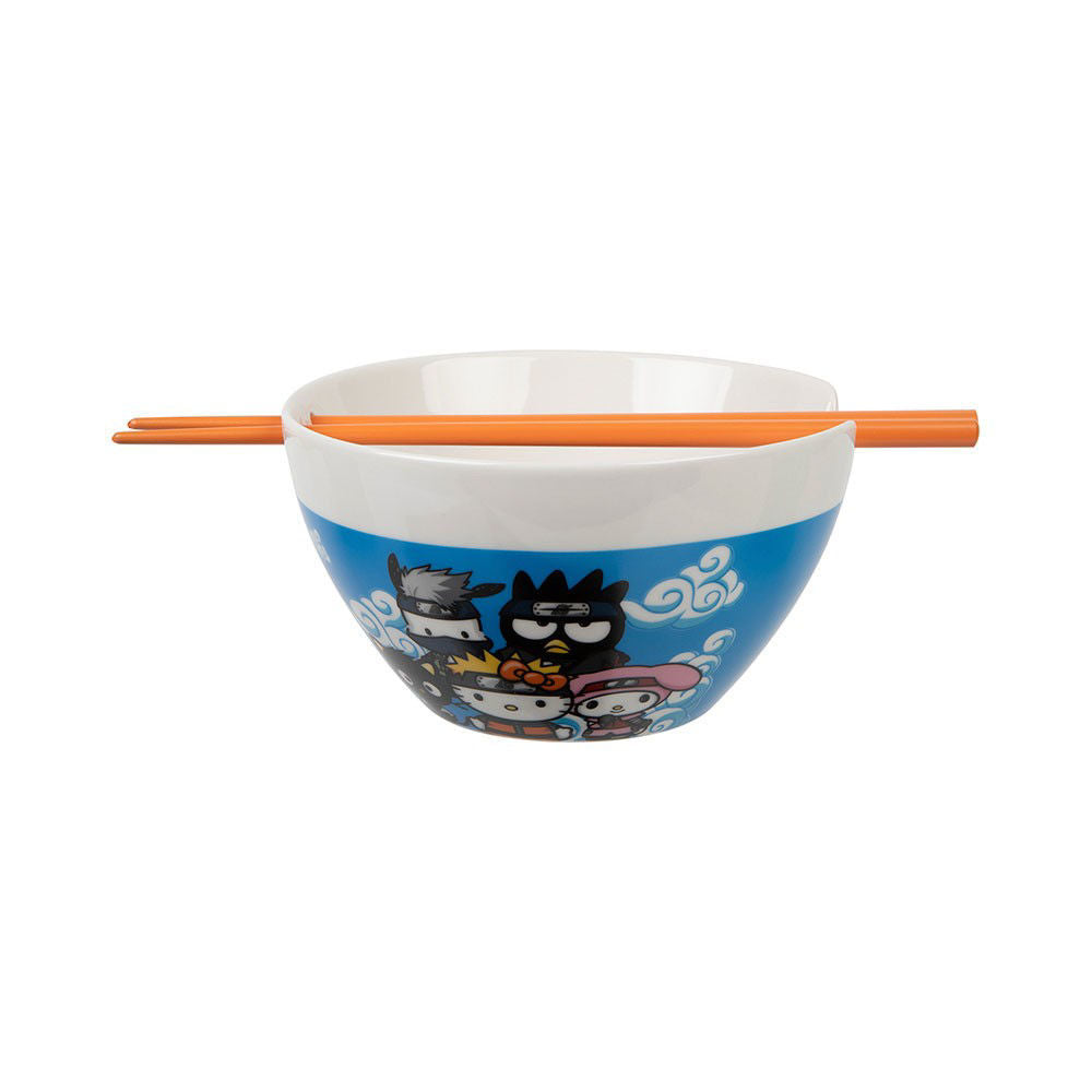 Naruto x Sanrio Ramen bowl with chopsticks