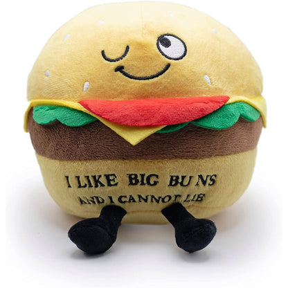 "I Like Big Buns & I Cannot Lie" burger plush