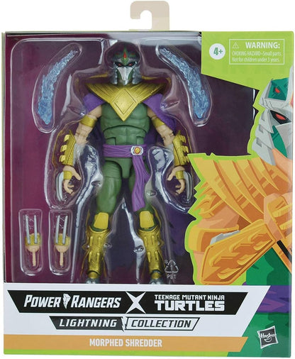 Power Rangers X TMNT Lightning Collection Morphed Shredder Green Ranger action figure
