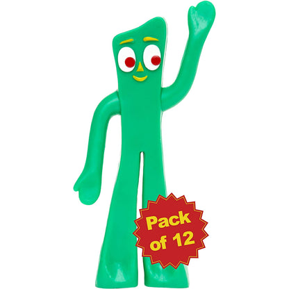 Gumby mini 3-inch bendable figure - Pack of 12