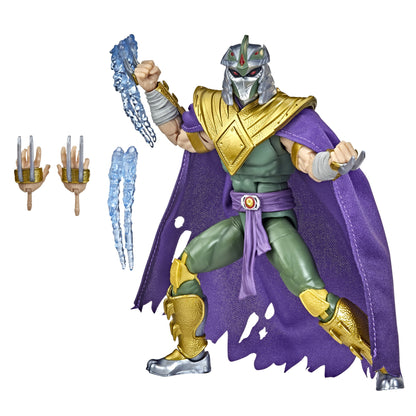 Power Rangers X TMNT Lightning Collection Morphed Shredder Green Ranger action figure