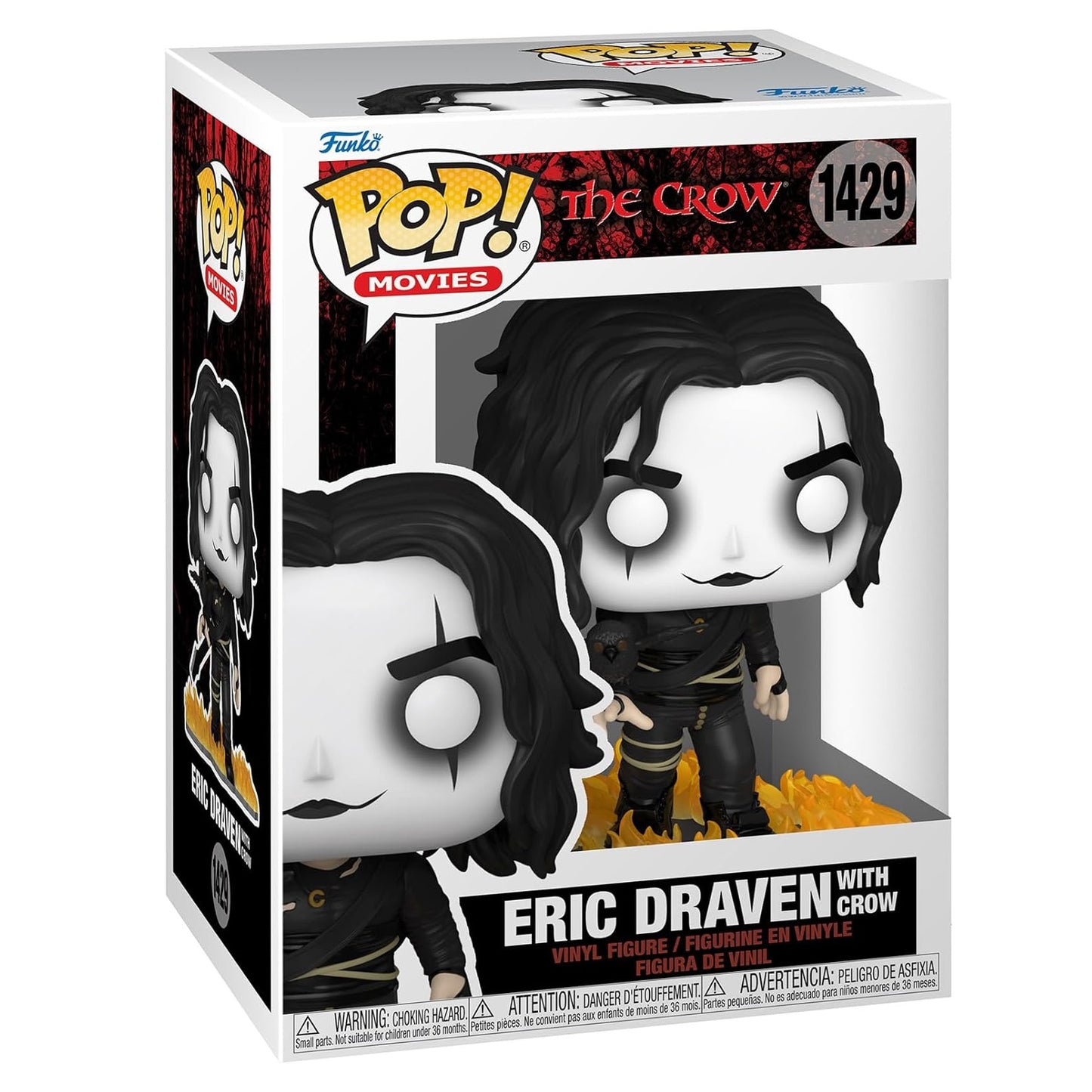 Eric Draven with crow from The Crow vinyl figure
