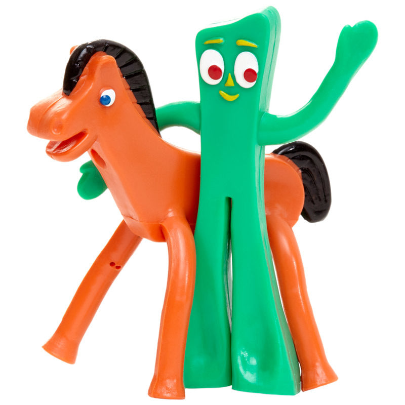 Gumby and Pokey mini 3-inch bendable figure - Pack of 12