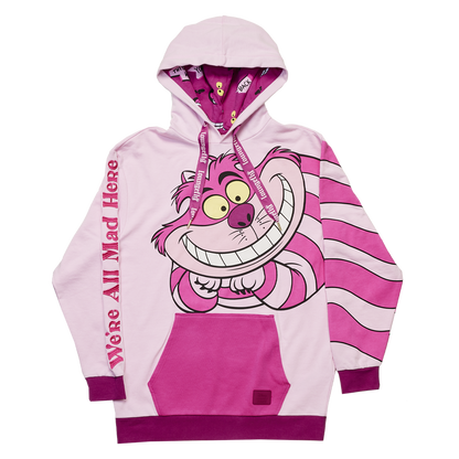 Alice in Wonderland Glow Cheshire Cat unisex hoodie