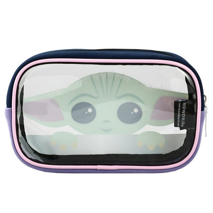 Star Wars The Mandalorian Grogu Baby Yoda travel cosmetic bag