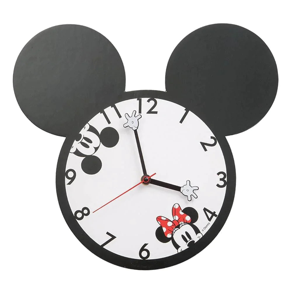 Mickey & Minnie Mouse shaped wall clock