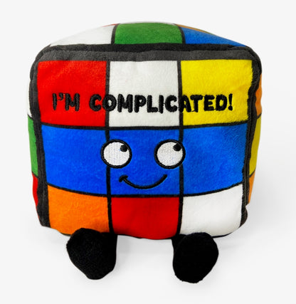 "I'm Complicated" puzzle cube plush