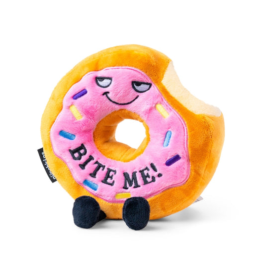 "Bite Me" donut plush