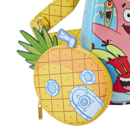 SpongeBob SquarePants group shot crossbody bag