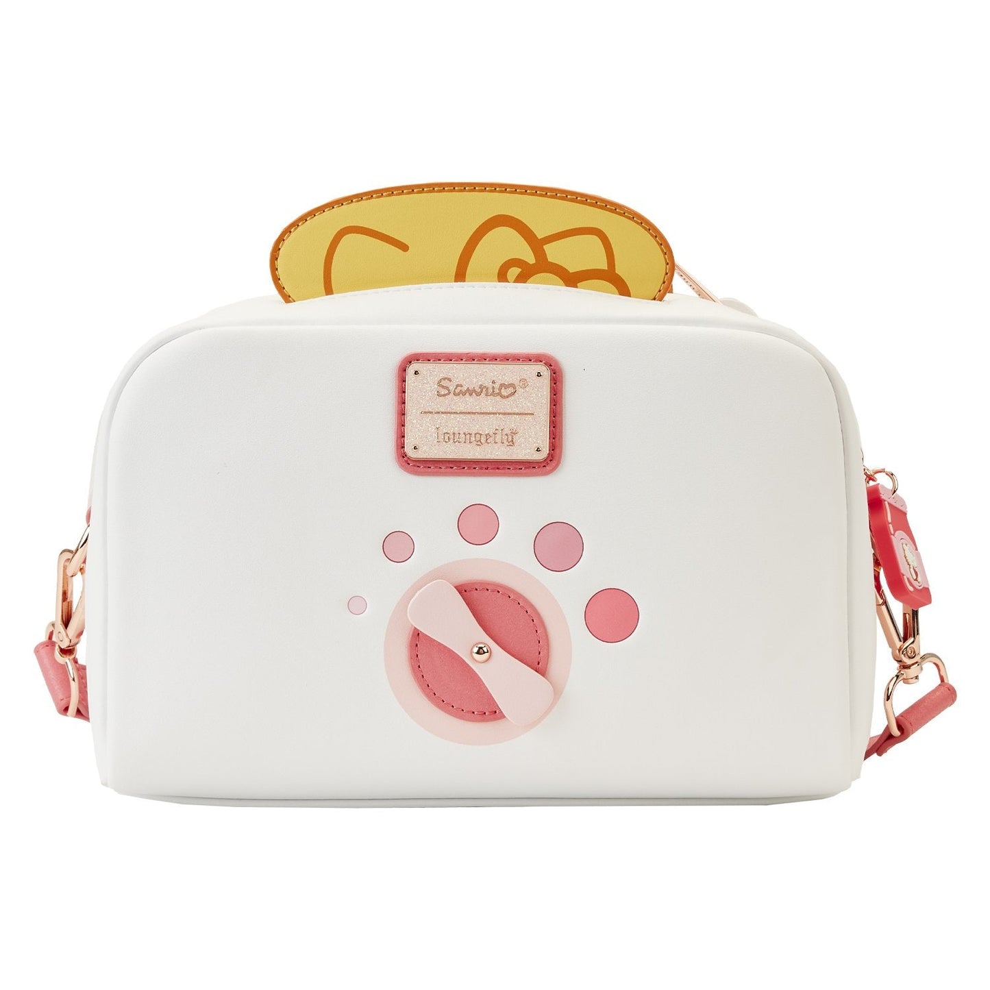 Hello Kitty Breakfast Toaster crossbody bag with card holder