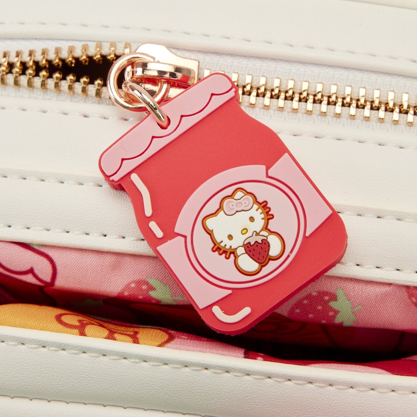 Hello Kitty Breakfast Toaster crossbody bag with card holder