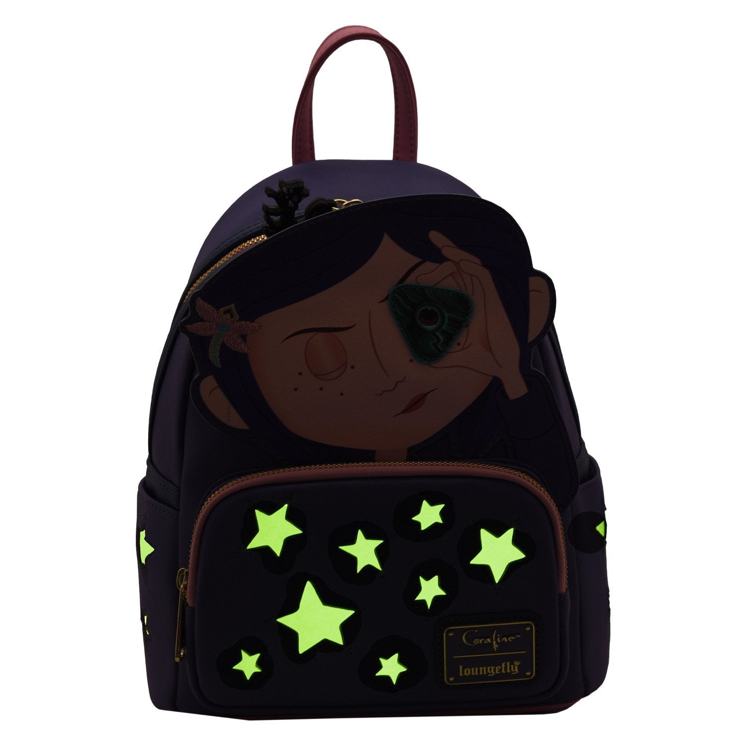 coraline mini backpack spencer's Loungefly Laika Coraline Stars Cosplay Mini Backpack