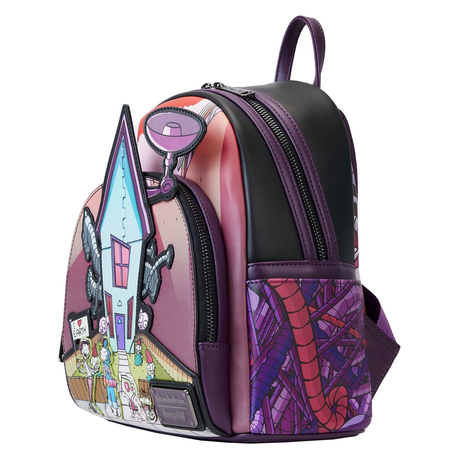 Loungefly Nickelodeon Invader Zim Secret Lair Mini Backpack