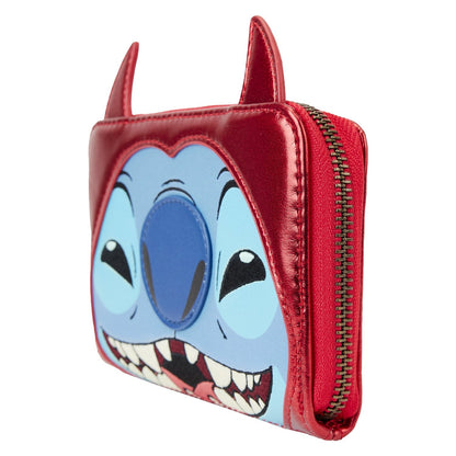 Stitch Devil cosplay zip-around wallet