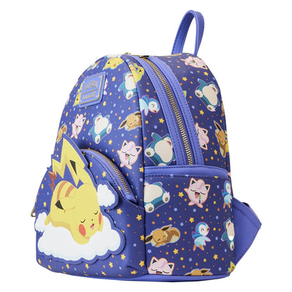 Sleeping Pikachu and Friends mini backpack