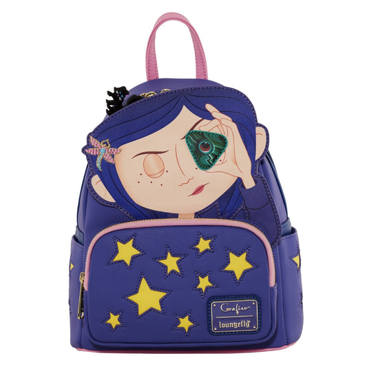Coraline Stars cosplay mini backpack