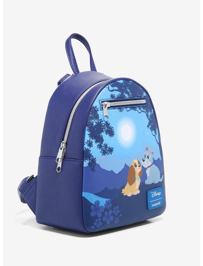 Lady and The Tramp in the Moonlight stroll mini backpack