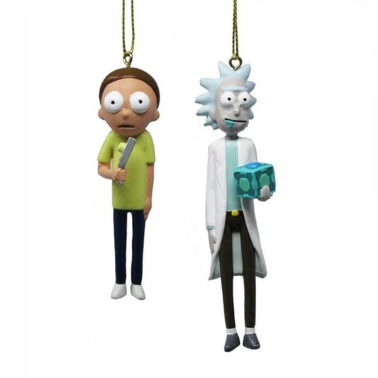 Rick and Morty 2pc. ornaments