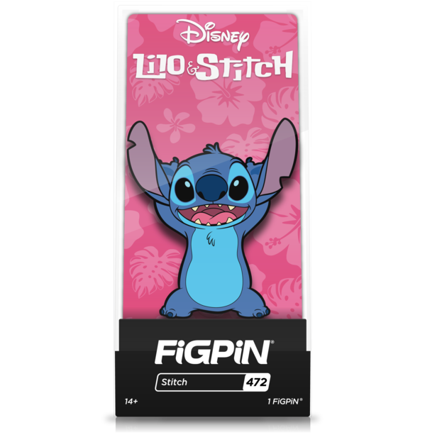 Excited Stitch from Lilo & Stitch enamel pin