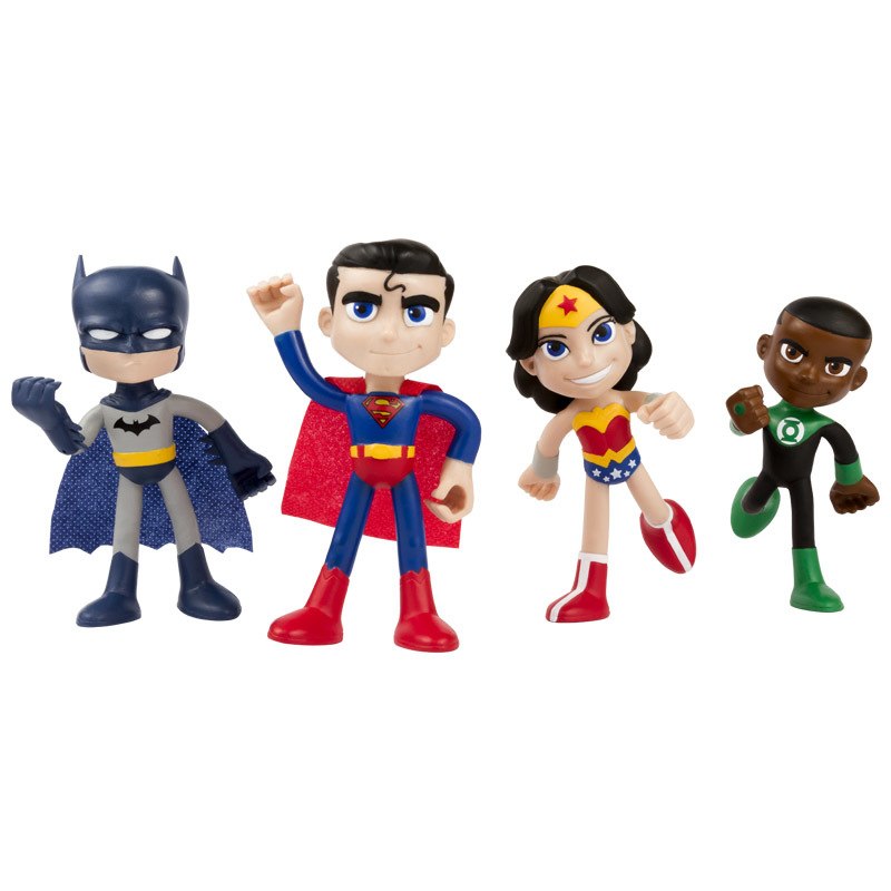 Action Bendables 4pc Justice League figure box set