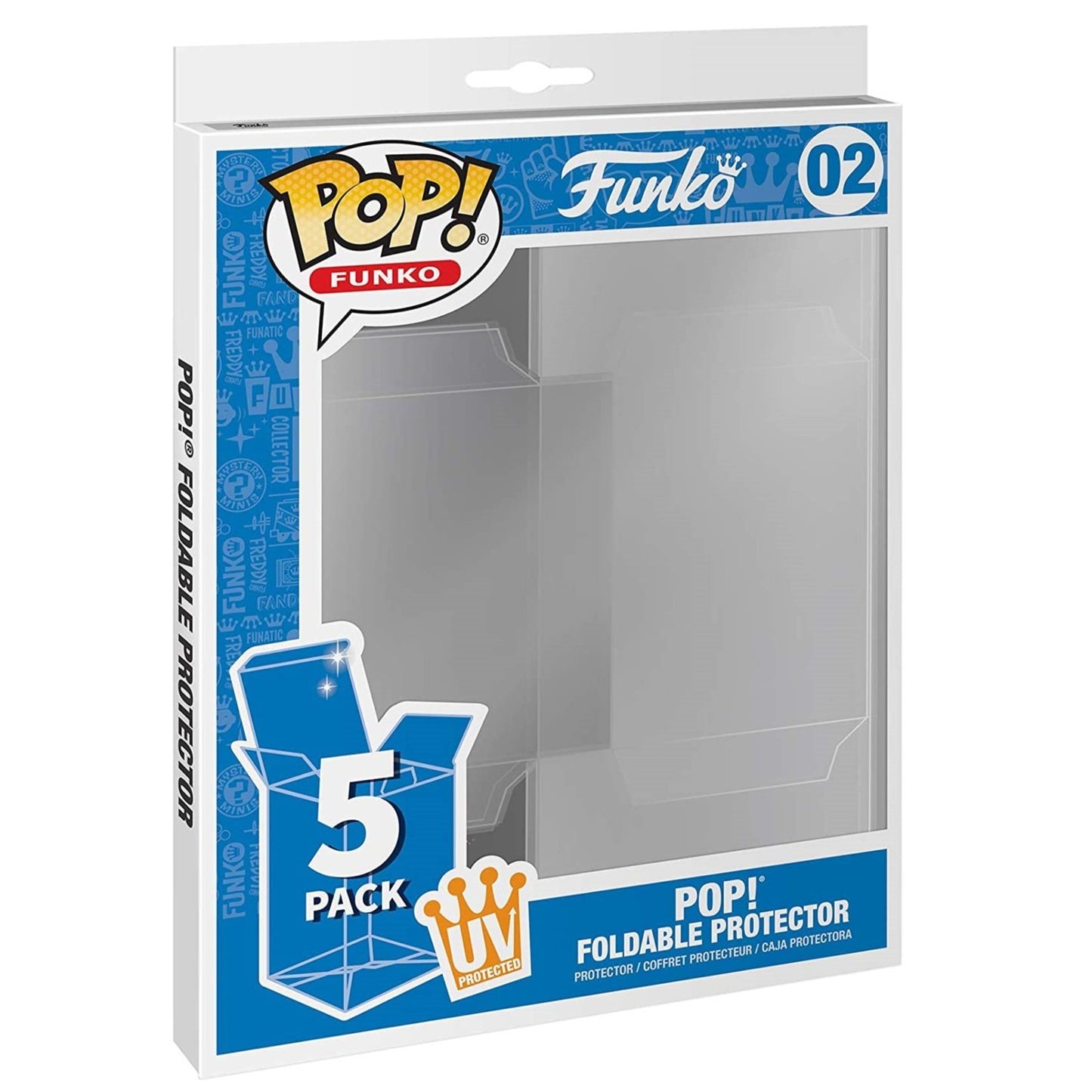 Funko foldable 3 3/4 inch protector 5pc pack