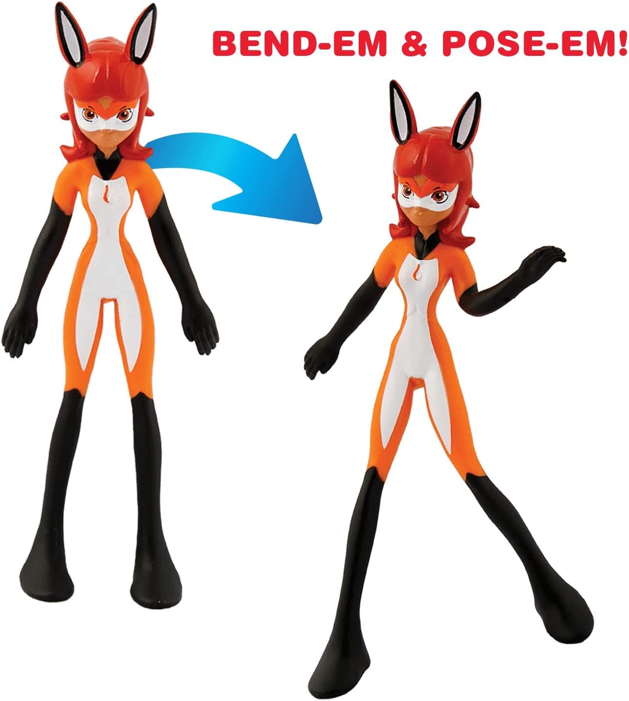 Rena Rouge from Miraculous bendable figure