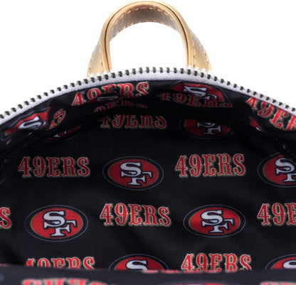 San Francisco 49ers logo mini backpack