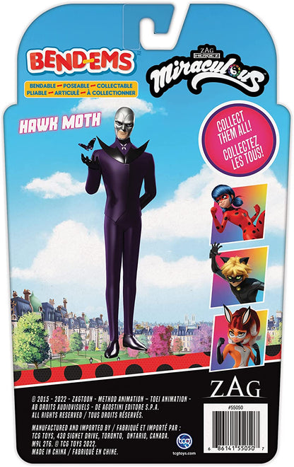 Hawk Moth from Miraculous bendable figure