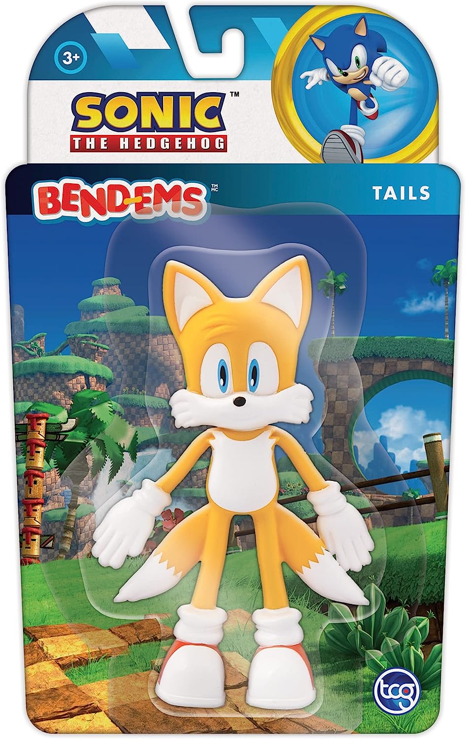 Tails from Sonic The Hedeghog bendable figure