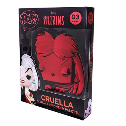 Disney Villains Cruella (Red) blush and bronzer palette
